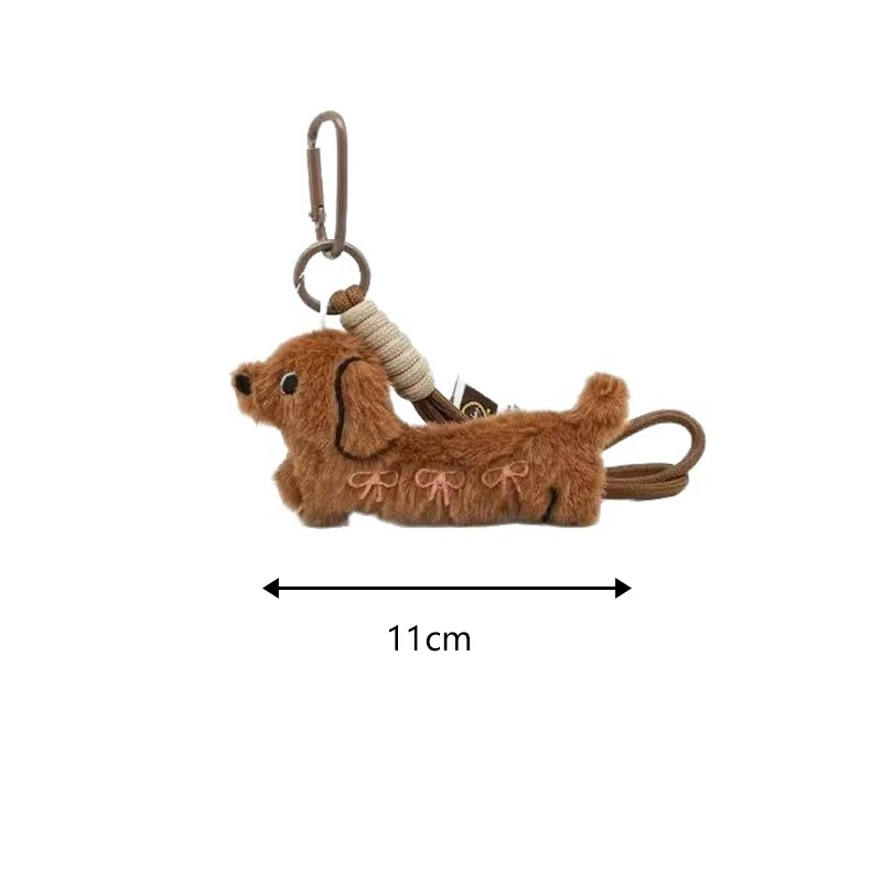 Backpack Accessory Sweet Little Dog Pendant Lipstick Dog Decorations Rearview Mirror Accessory Cute School Shopping