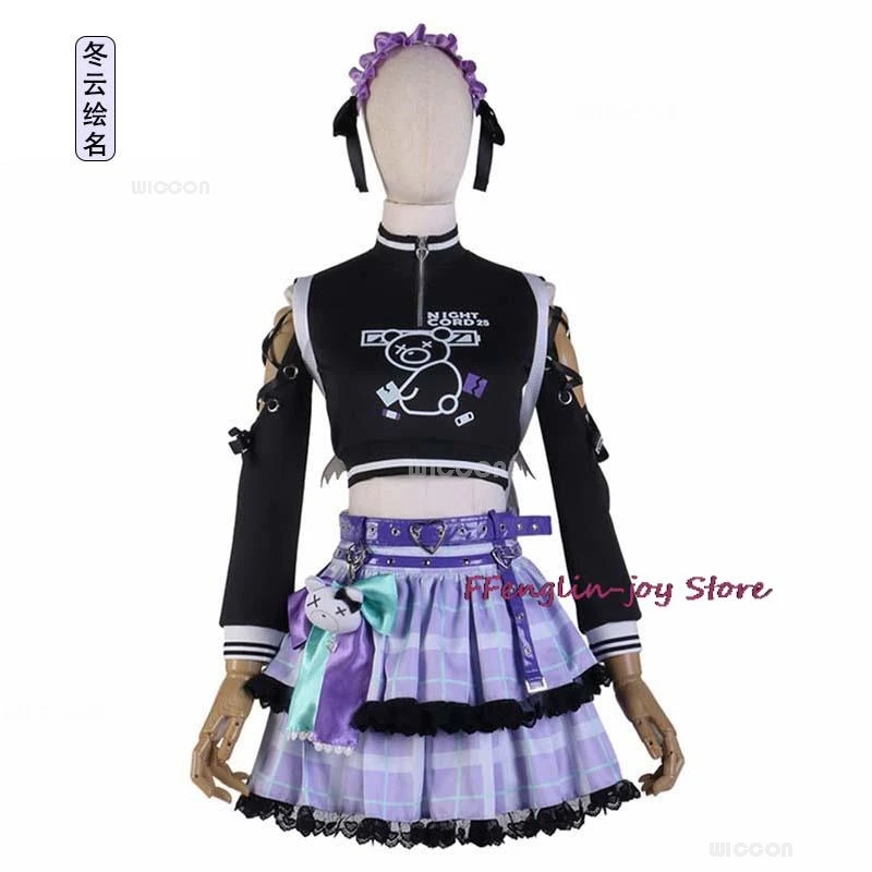 Project Sekai Stage Cosplay Costumes pour femmes, Asahina, Mafuyu, Mizuki, Yoisaki, Oke Ade, Kendonome, Ena, Anime Girl, 25 Ji Nightcord imbibé