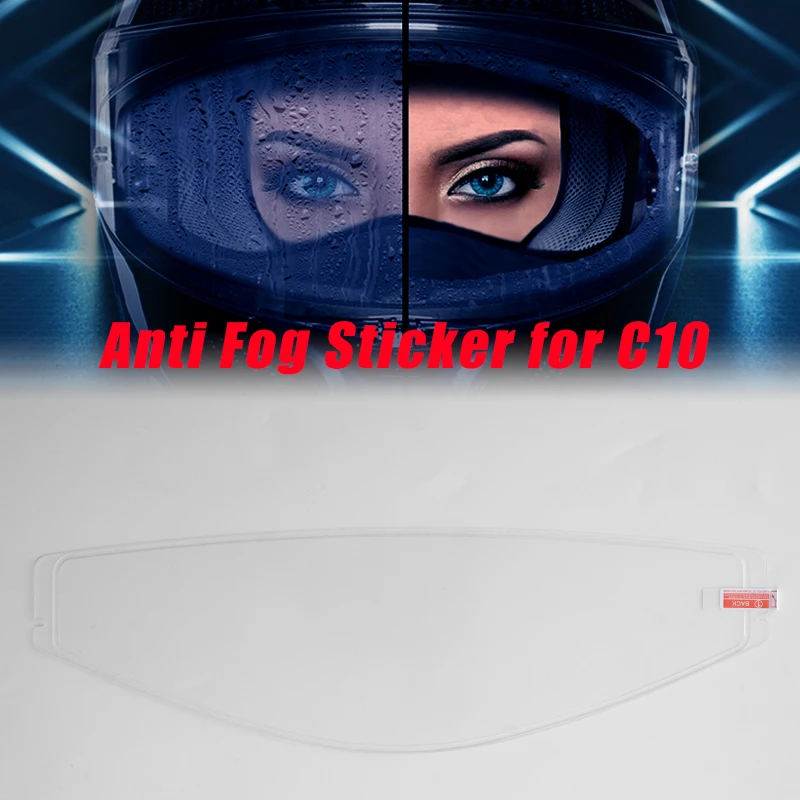 c10 Anti fog film sticker For HJC HJ-34P HJ 34P C10 Motorcycle Helmet Visor Lens Shield Motorcycle Accessories hjc pinlock