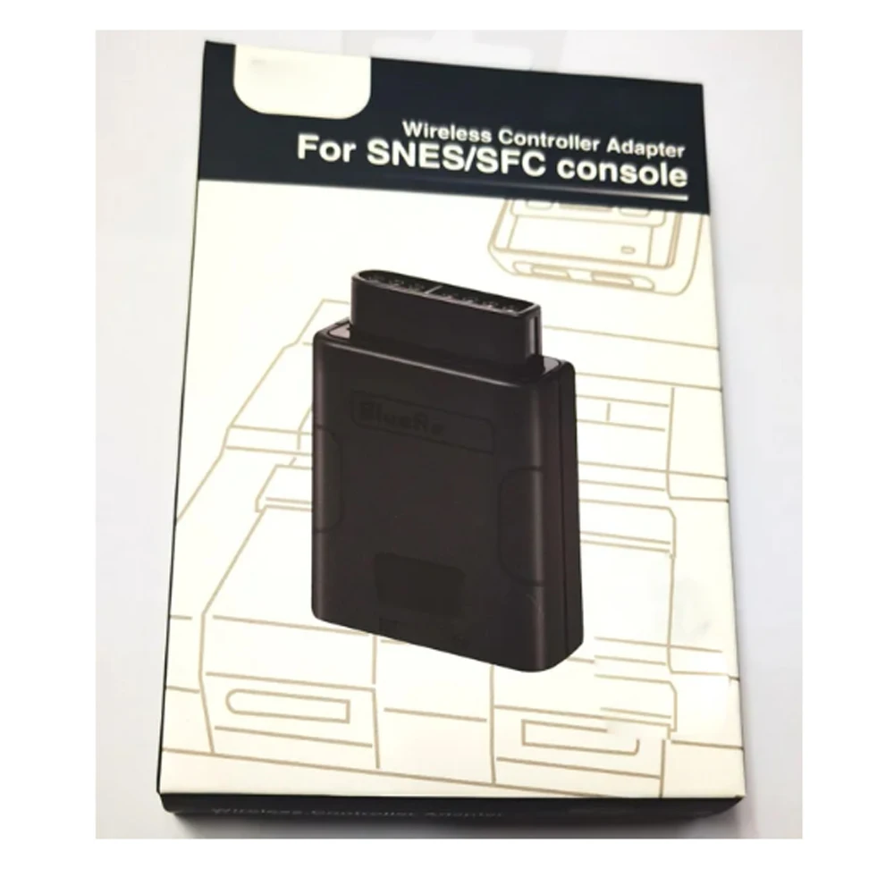 Substituição do adaptador para SNES, Bluetooth-compatível, SNES SFC Wireless Controller, Acessórios compatíveis com Bluetooth