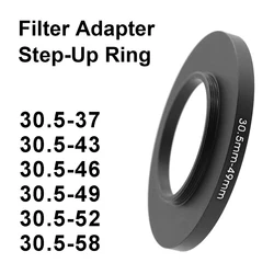 Camera Lens Filter Adapter Ring Step Up Ring for 30.5mm lens 30.5-37 30.5-43 30.5-46 30.5-49 30.5-52 30.5-58 for UV ND CPL etc.