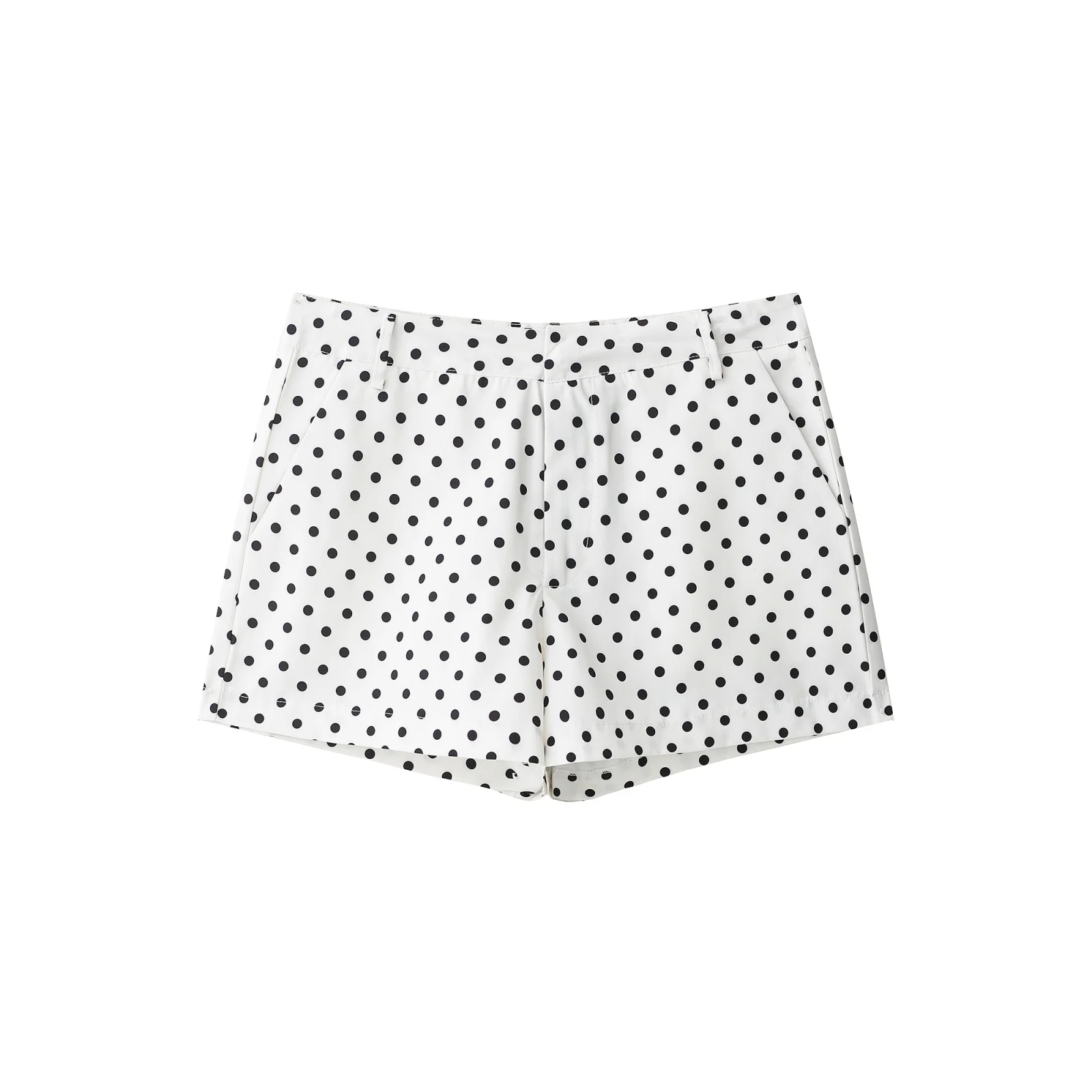 خمر البولكا نقطة السراويل النساء منتصف الارتفاع عارضة الصيف السراويل القصيرة عطلة نمط #1