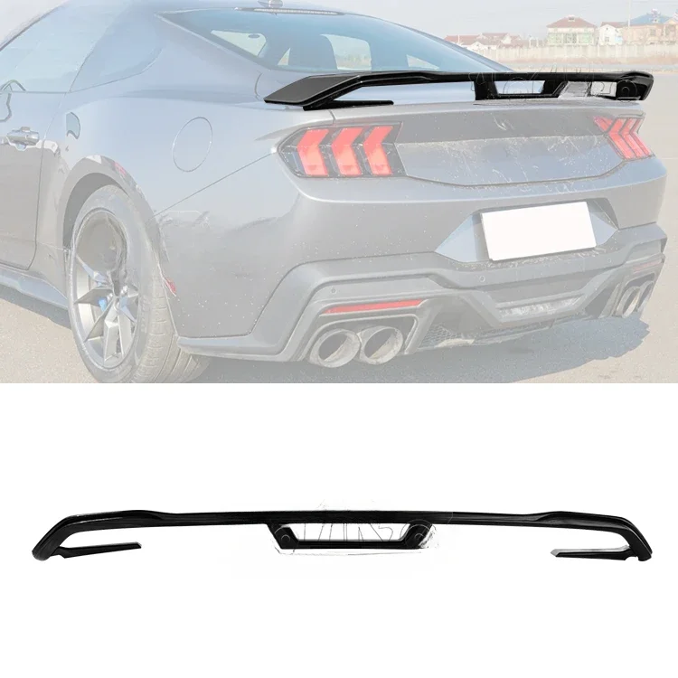 Carbon Fiber Trunk Spoiler Rear Spoiler Lip Rear Aero Kit Dark Horse Style Rear Spoiler For Ford Mustang 2024+