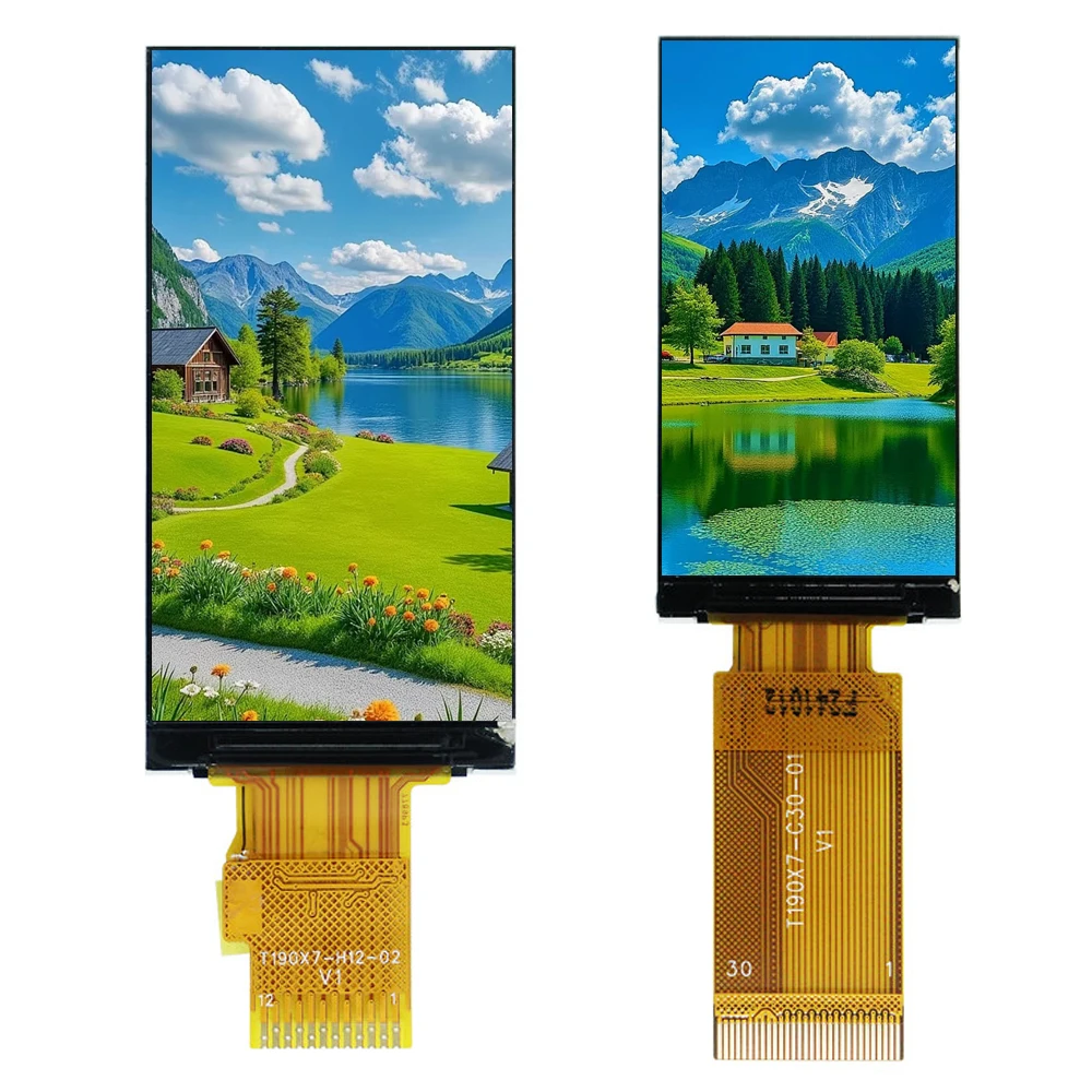 1.9 Inch TFT LCD Display Module ST7789 Driver IC 170*320 Resolution Color Screen SPI Parallel Port Plug-in 30PIN Welding 12PIN