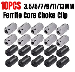 10Pcs TDK 3.5/5/7/9/11/13mm Ferrite Core Noise Suppressor Filter Ring Cable Clamp RFI EMI For Audio/Video Cables Power Cord