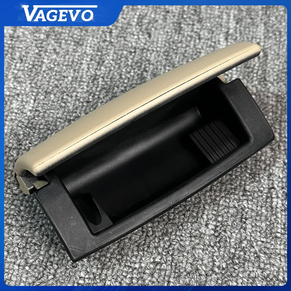1Pc New Rear Center Console Ashtray 8E0857961M For Audi A4 S4 B6 B7 ABS Rear Cigarette Tray Interior Part Car Accessories