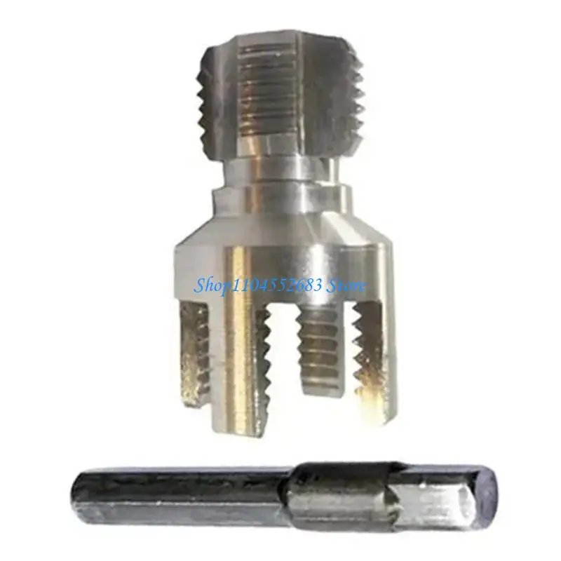 Y6GD Heavy Duty Pipe Threader Internal External Double Use 2 Size Option Installation