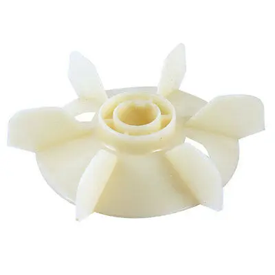 Y112 Replacement Beige Plastic Inner Dia 2.8cm Six Impeller Motor Fan Vane