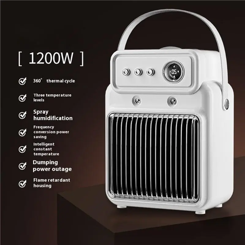 ASWUT-2-In-1 加湿器付きヒーター 過熱保護機能付きヒーター オフィス用ヒーター EU プラグ