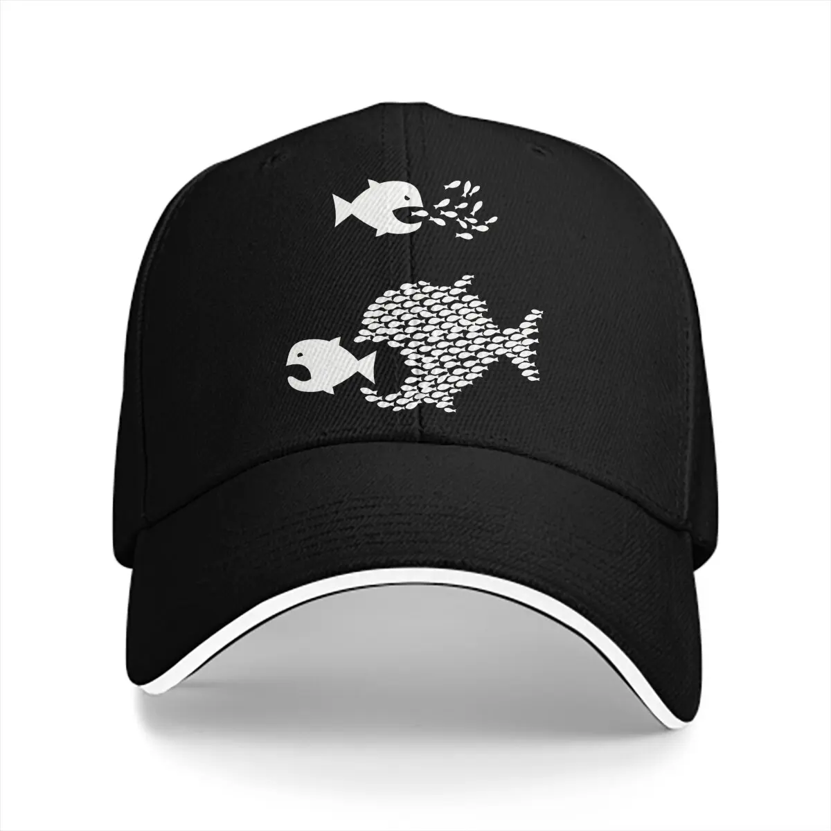 

Organize Essential Men Baseball Caps Peaked Cap Sun Shade Cycling Hat Animal One Hundred Fish