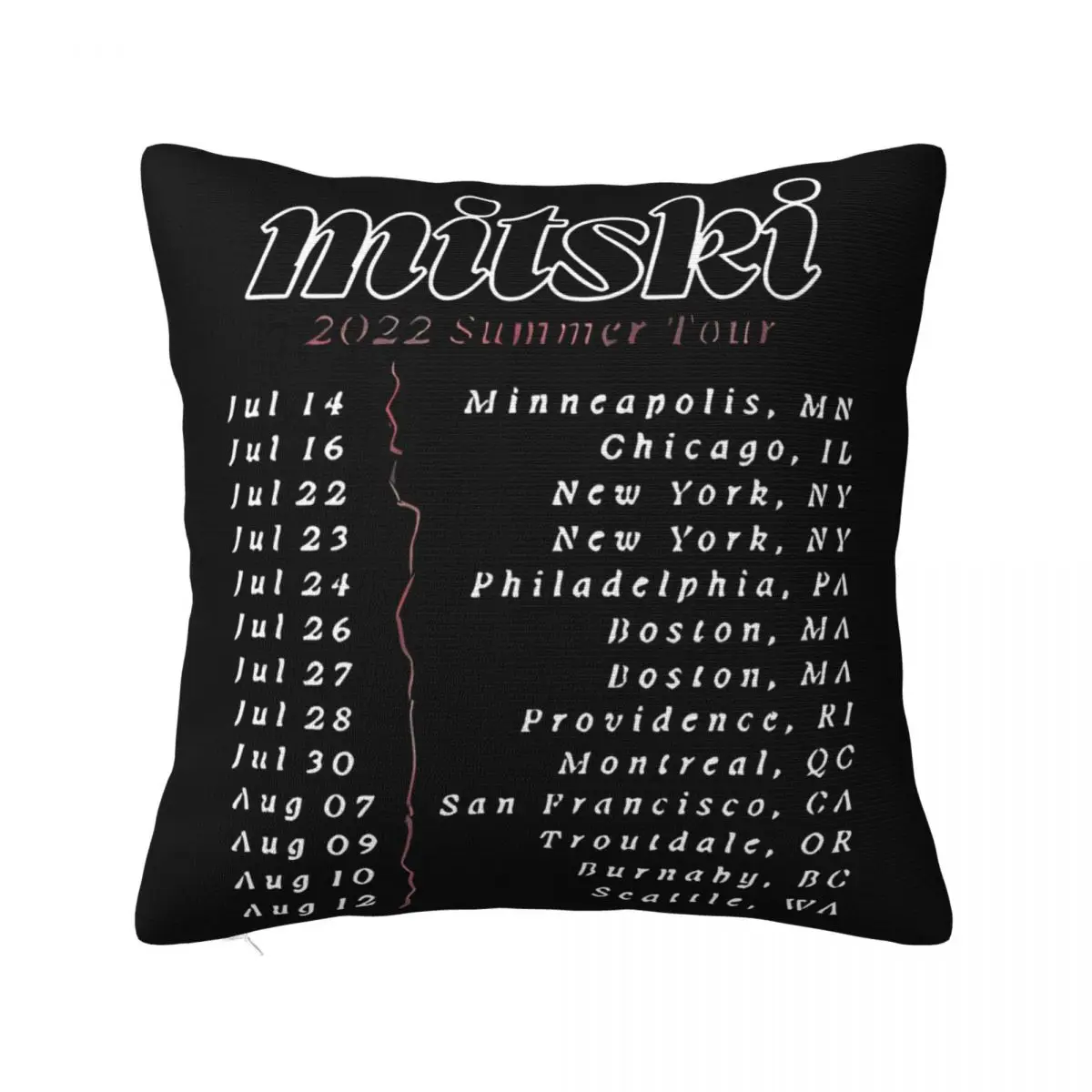 Mitski Laurel Hell Bury Me At Makeou Creek 1 Pillow Pillowcase 40X40 Home And Decoration Pillow Case Pillow Cover