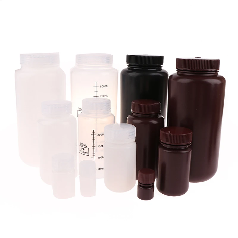 1 Stuks 10 Ml-1000 Ml Plastic Hdpe Lege Afdichting Flessen Pil Flesjes Tablet Capsule Effen Poeder Draagbare containers