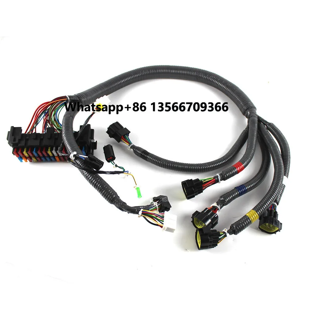 

D6D Engine Fuse Box Wiring Harness Connector Cable Specifically Designed for Volvo EC210B Excavator Construction Machinery Parts