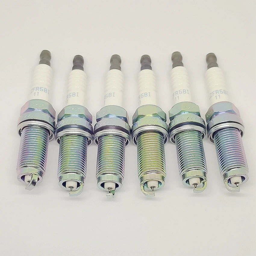 6pcs 1822A086 MN176628 Iridium Spark Plug fit for Mitsubishi Colt VI Lancer VIII ASX Attrage Mirage Xpander LZFR5BI-11 93298