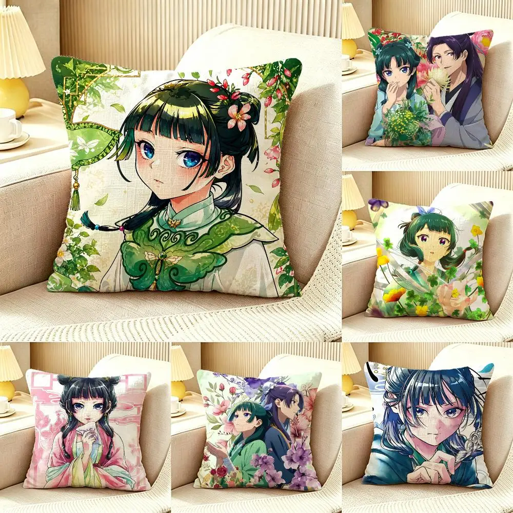 The Apothecary Diaries Cushion Cover Pillow Cover Nordic Minimalist Throw DoubleSided Print Cushion Case for Sofa Bedroom Decor