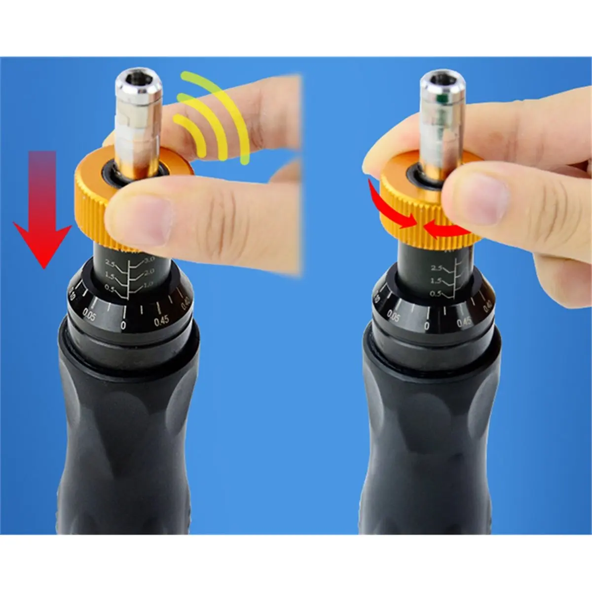 2026 New Presetting Type Adjustable Screwdriver 0.5-3Nm RTD-3 Adjustable Hex Screwdriver Hand Tools Screwdriver Tool