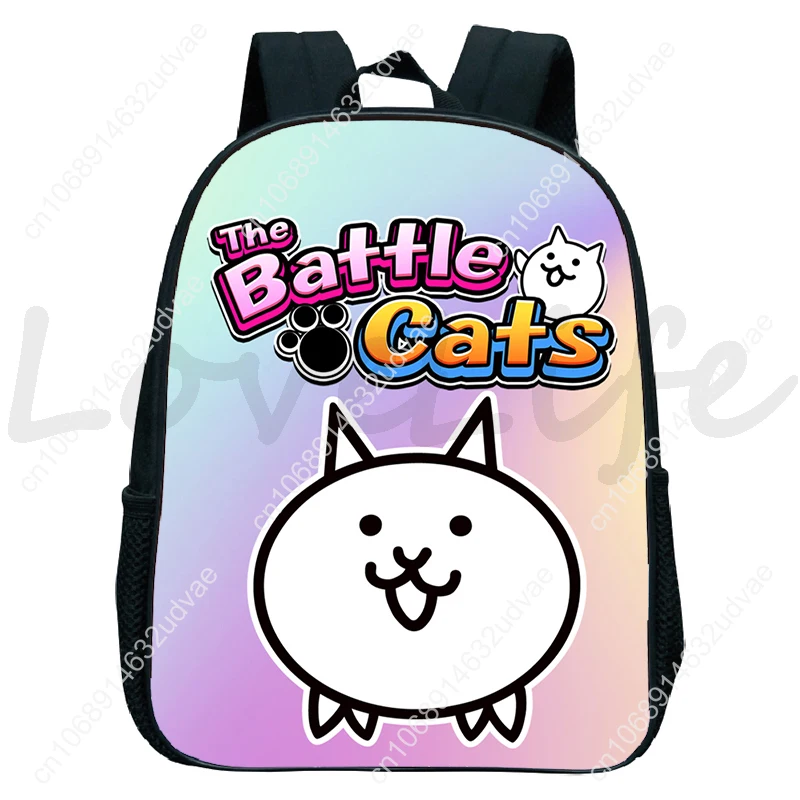 Children The Battle Cats Backpack Kindergarten Bags Kids Cartoon Anime School Bag Boys Girls Back To School Backpacks Mochila