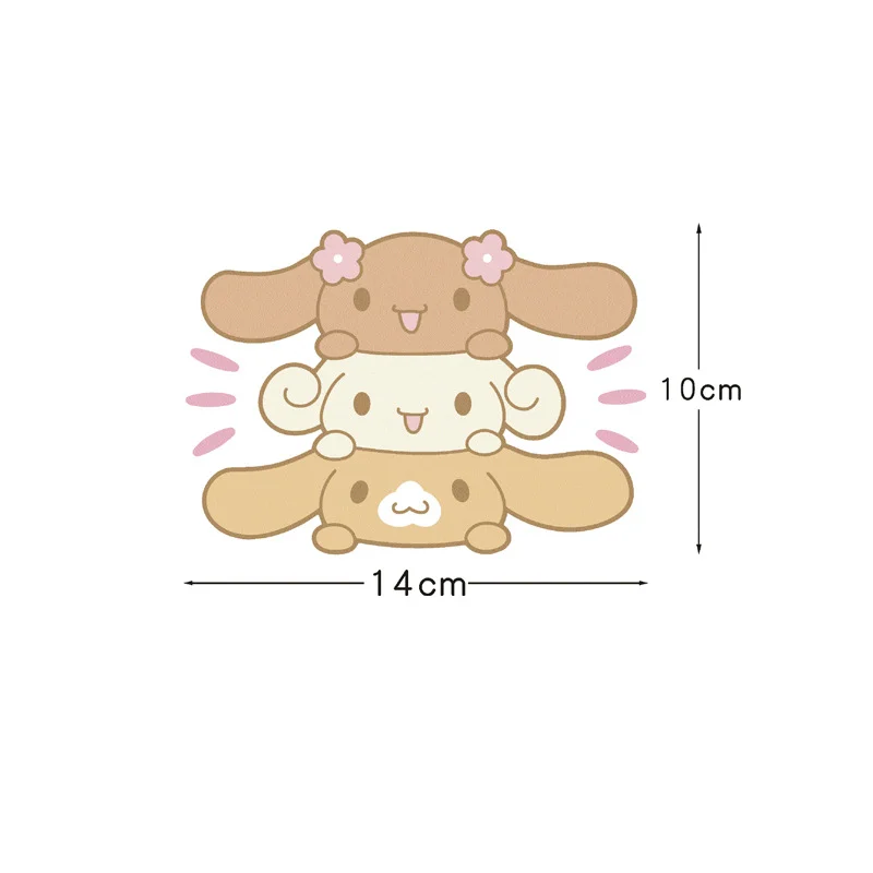 Sanrio Kawaii Stickers Cinnamoroll Car Scratch Decorative Stickers Body Beautification Stickers Children\'s Toys Birthday Gift