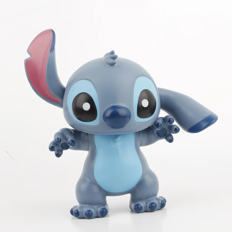 High Quality Stitch Hands Ears Moveable PVC Figure Collectible Model Toys for Children