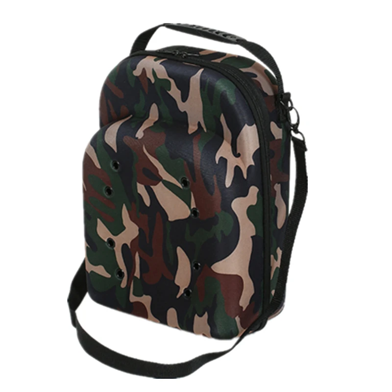 ProCase Housse rigide de voyage pour chapeau, sac de rangement pour casquettes de baseball, boîte de rangement avec bandoulière réglable et poignée de transport pour chapeaux de boule - Bleu