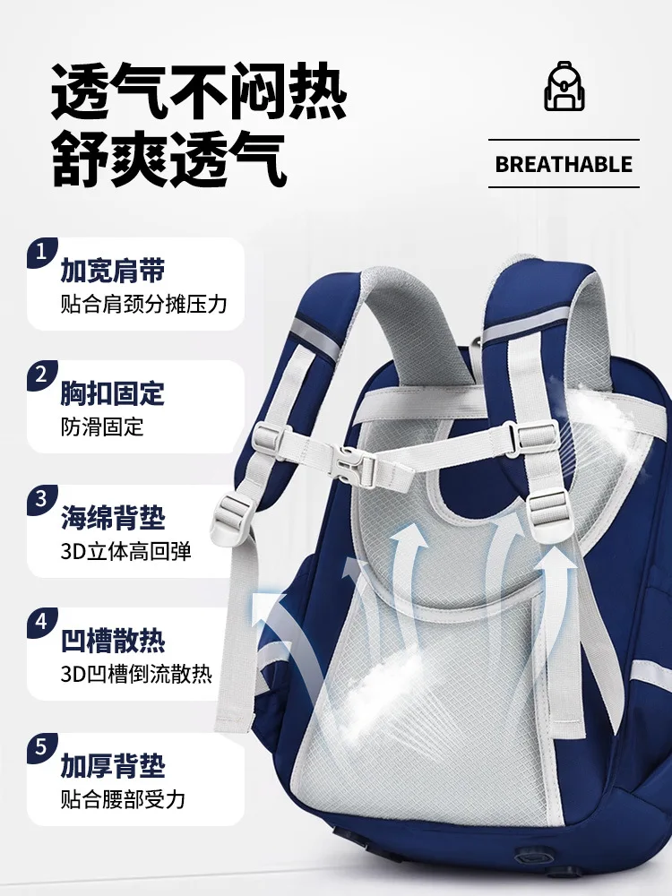 Mochila escolar para adolescentes, niños y niñas, mochila para niños, estudiantes de primaria y secundaria, bolsa para edades de 6 a 12 años