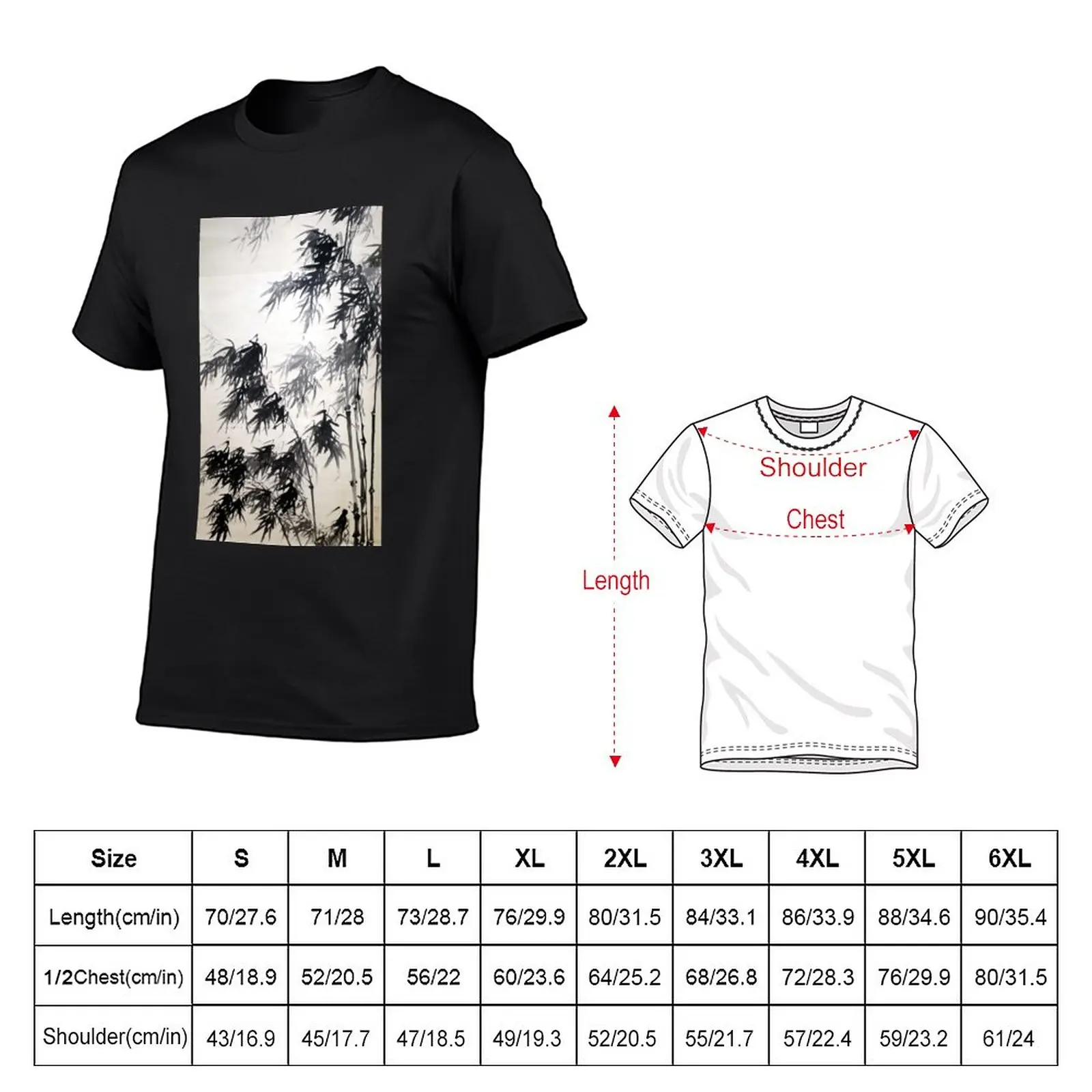 Tani Buncho Bamboo T-Shirt Short t-shirt man clothes men graphic t shirts