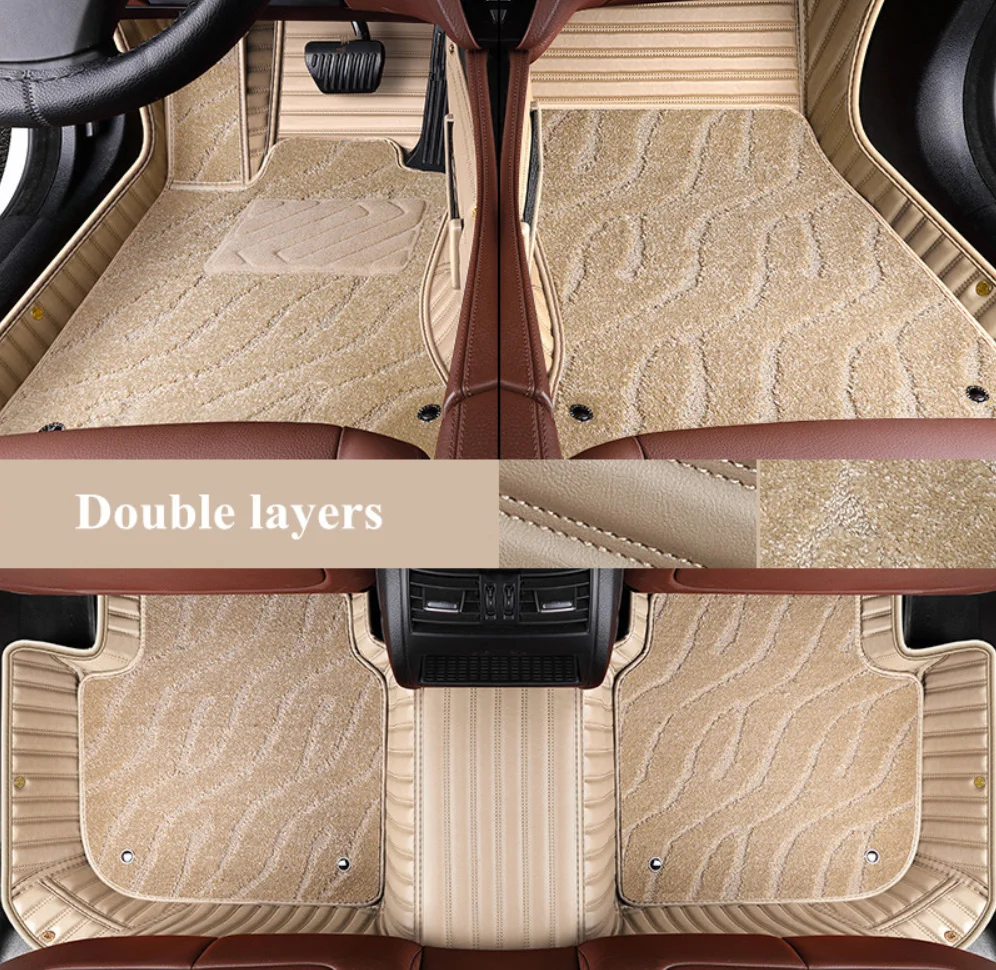 Custom special car floor mats for Audi A6 Allroad C8 2025-2019 waterproof rugs best quality double layers carpets
