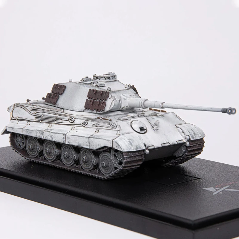 ARTISAN 1:72 Scale King Tiger II Heavy Tank Simulation Plastic Tank Model Static Display Collectible Gift Souvenir Decoration