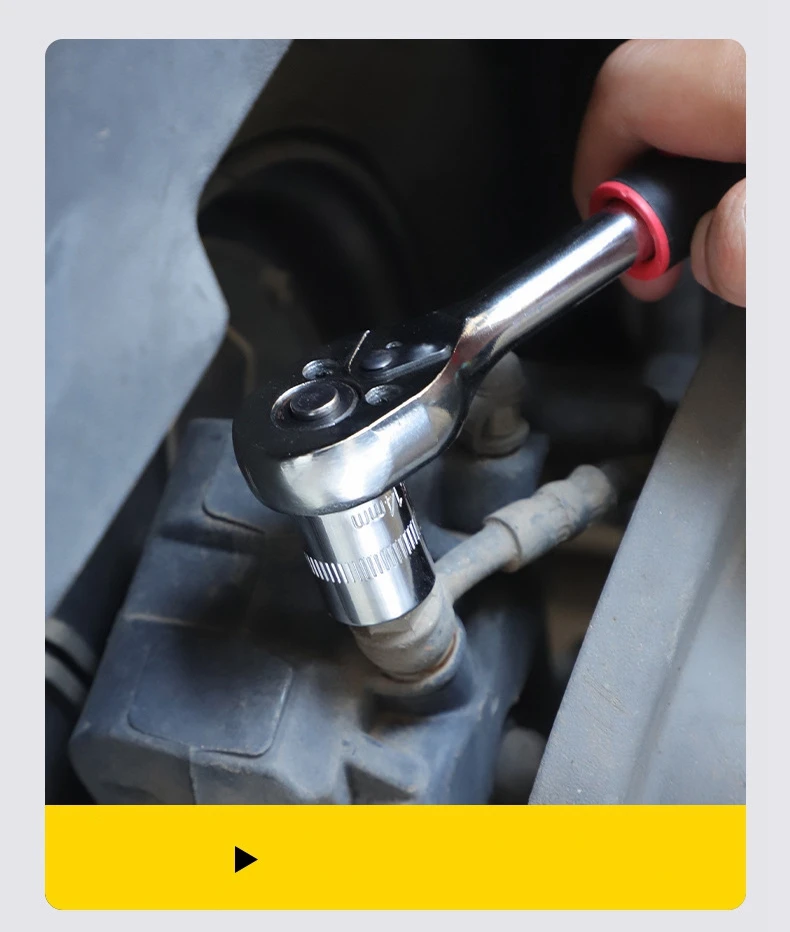 4-12mm 1/4 Drive Impact Hex Socket Short Drive Socket Set Wrench Metric Sizes CR-V for Electric Wrench Motor Truck Repair Tool image 5