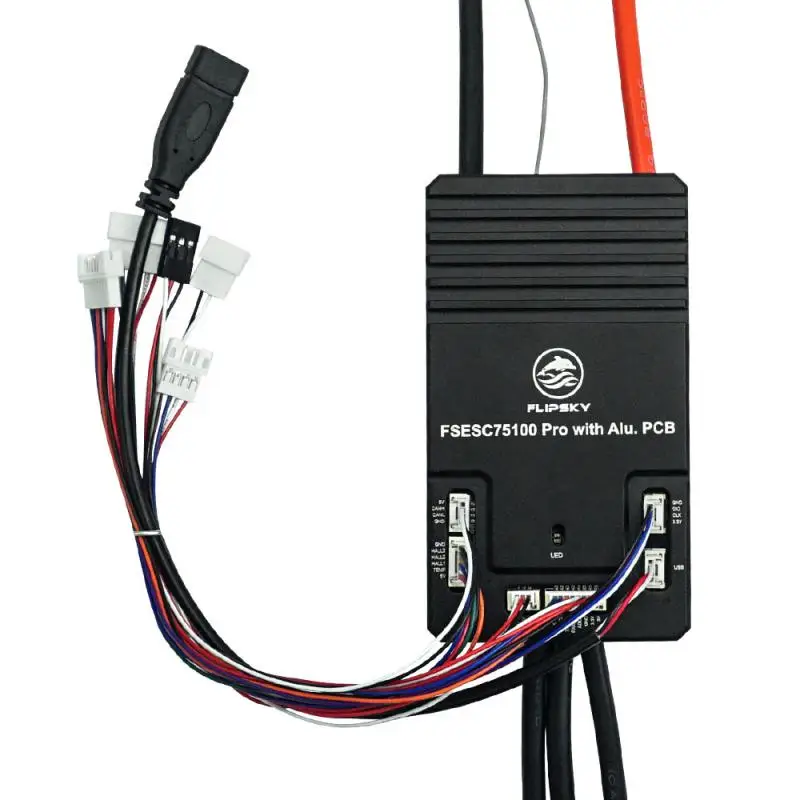 Flipsky 75100 Pro 75V 100A ESC Aluminum PCB Based On VESC Speed Controller For Electric Skateboard Scooter Ebike DIY view 3