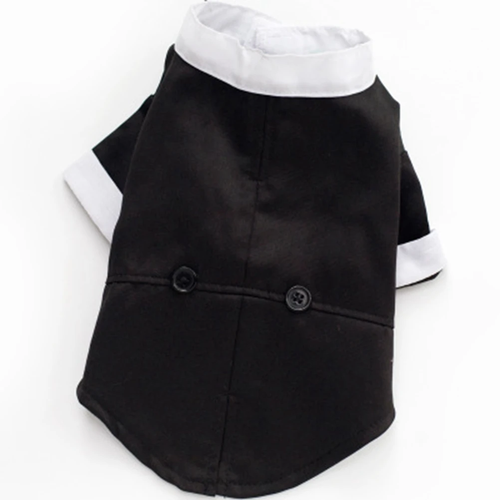 

Soft Dog Tuxedo Suit Red Bow Tie Wedding Birthday Party Outdoor Costume Comfortable Stylish Puppy Formal Wear Gala