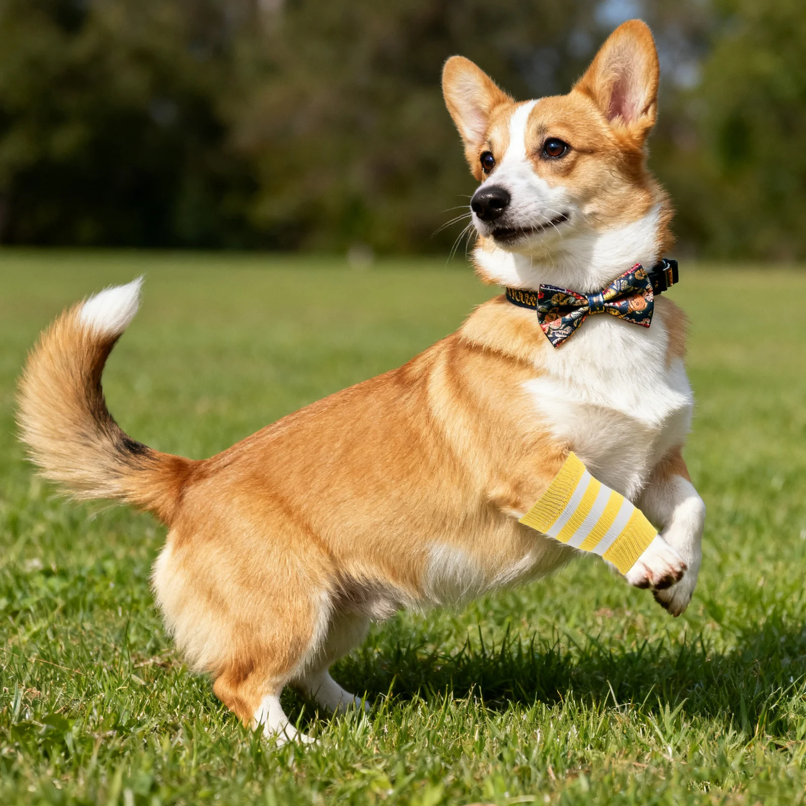 

4 pcs Pet Leg Warmers For Dogs: Adjustable Knitted Front Rear Leg Sleeves Skin Protection Breathable Lightweight Dog Socks Elbow