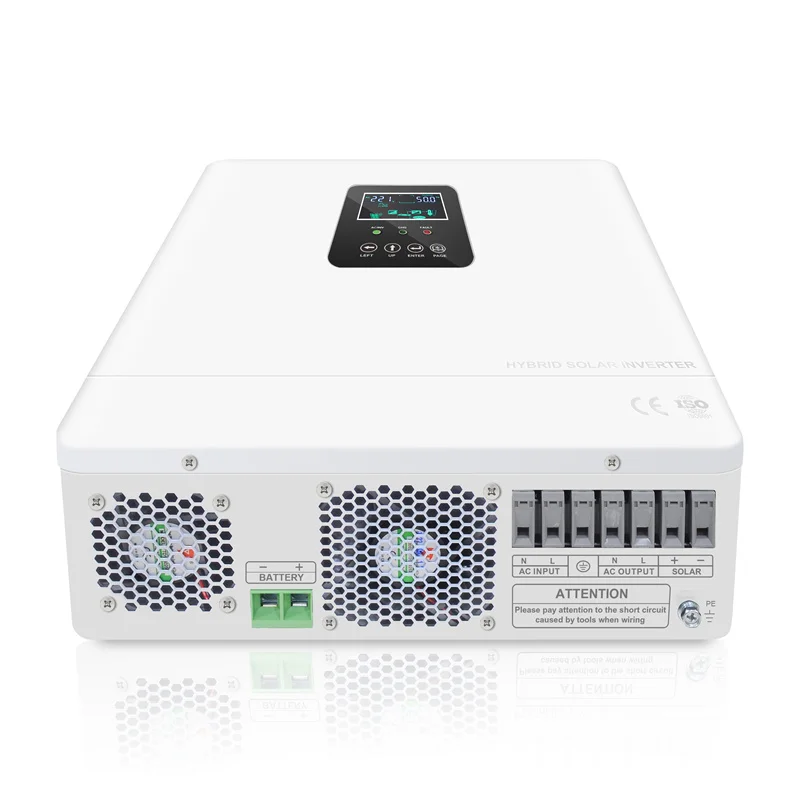 24 В 48 В однофазный преобразователь частоты солнечный инвертор цена 7,2 кВт 8000 Вт гибридный инвертор с 150 А MPPT для дома