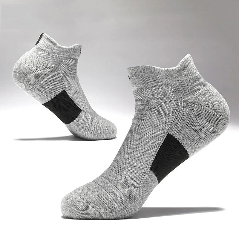 

3 пары спортивных носков для мужчин, удобные дышащие баскетбольные короткие носки высокого качества, повседневные модные носки с низким вырезом до щиколотки