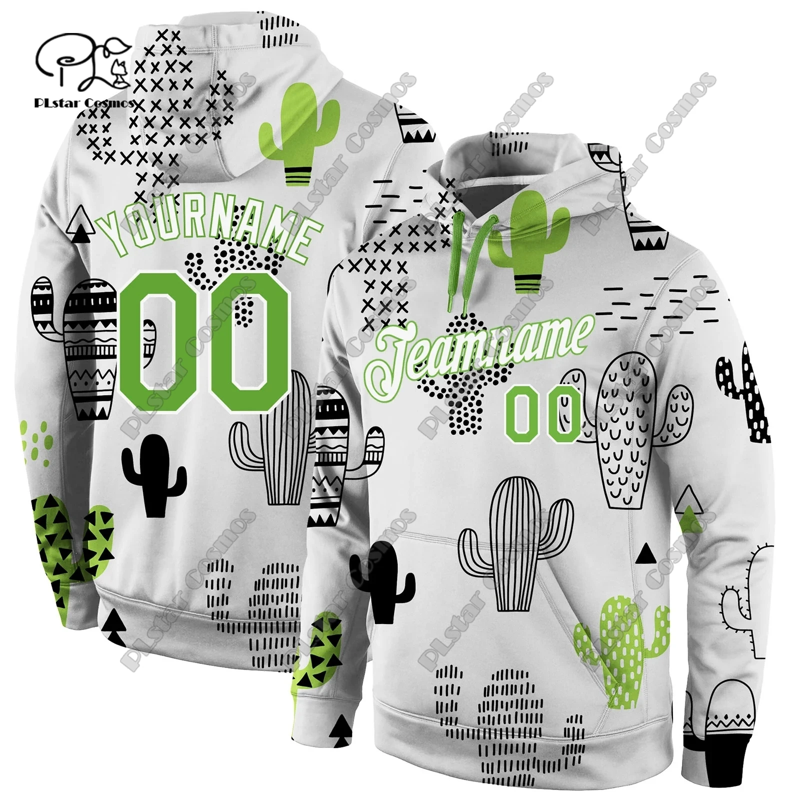 

New Custom 3D Printed Hawaiian Palm Tree Butterfly Flamingo Cactus Butterfly Sunflower Hoodie Women Men Casual Team Gifts