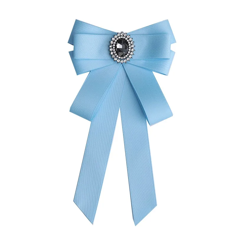 Handgemachte Mode neue Schmetterling Knoten Band Diamant Fliege College weiß Strass Süßigkeiten Farbe Fliege Geschenk für Schulmädchen Krawatte – Detail 15