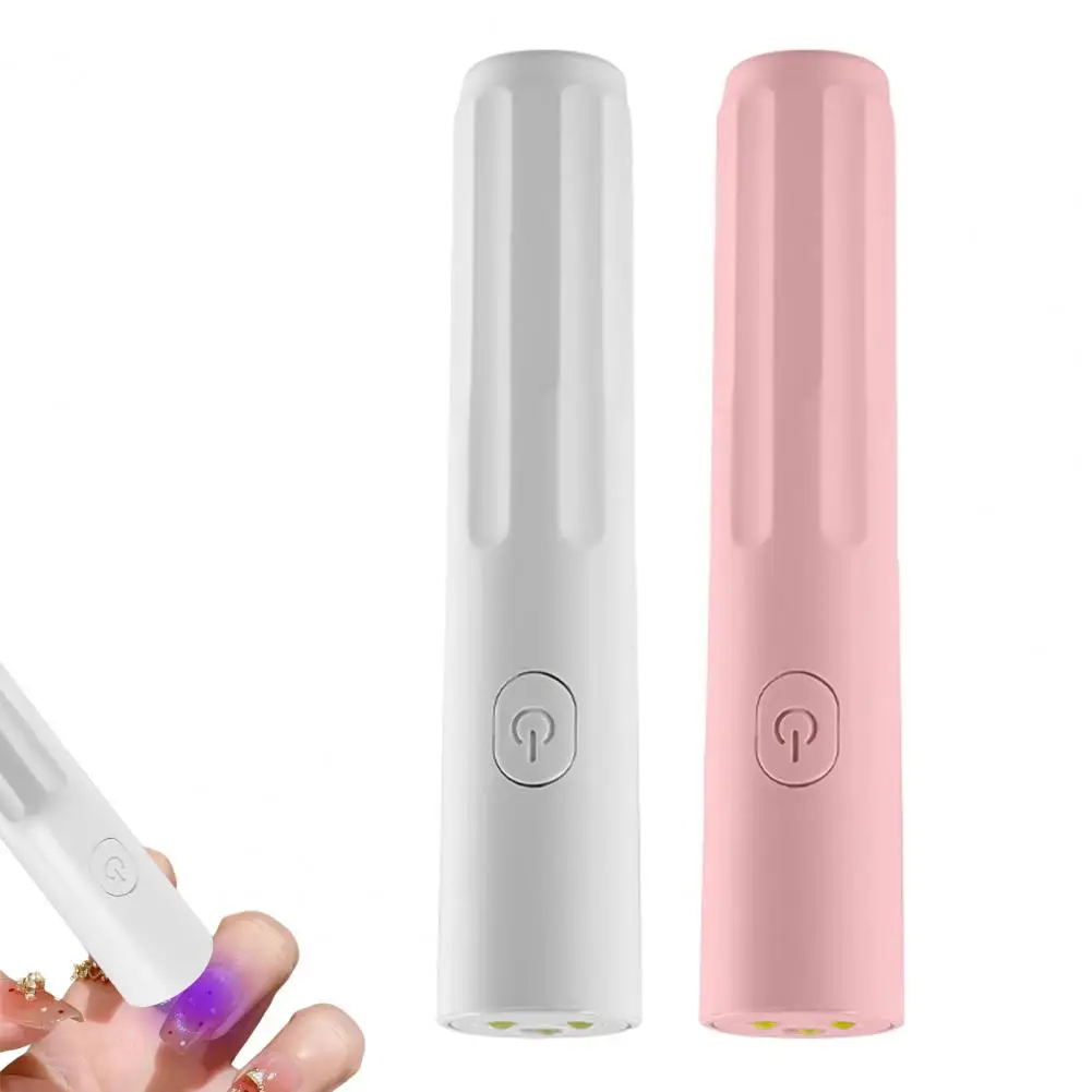 Lampa UV do paznokci, akumulatorowa, przenośna, ładowana przez USB, mini lampa do paznokci do suszenia i utwardzania lakierów hybrydowych, UV LED do użytku domowego.