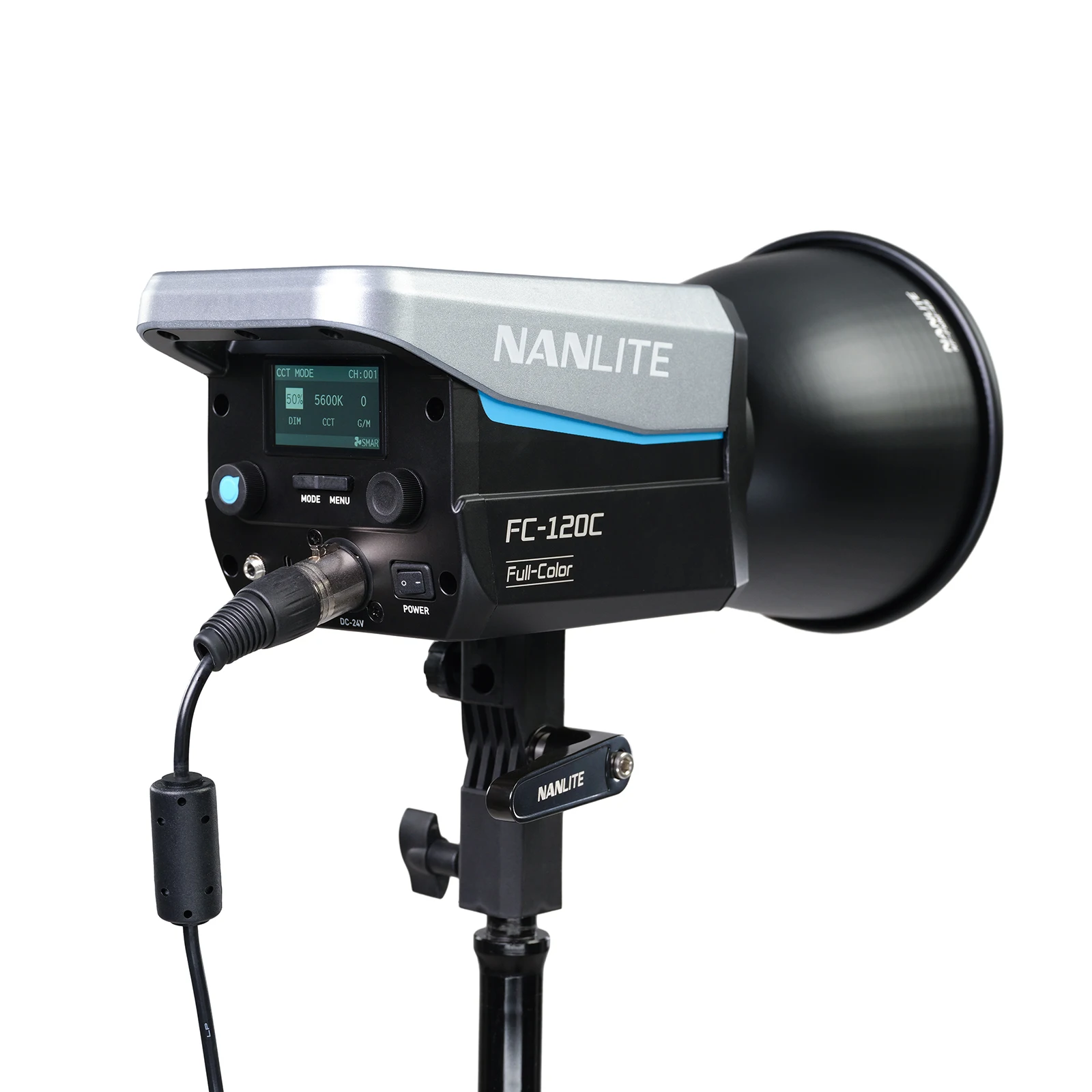 Nanlite FC-120C RGBW 2700K-7500K التصوير الفوتوغرافي الاحترافي ملء الضوء لاستوديو الفيديو البث المباشر في الهواء الطلق