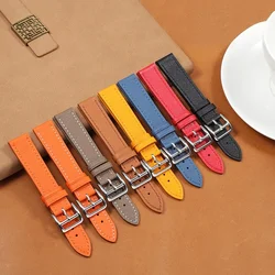 Genuine Leather Watch Strap Of The Watch Is Suitable For Hermes 14/16/18/20mm Fashionable Comfortable Soft cowhide Bracelet