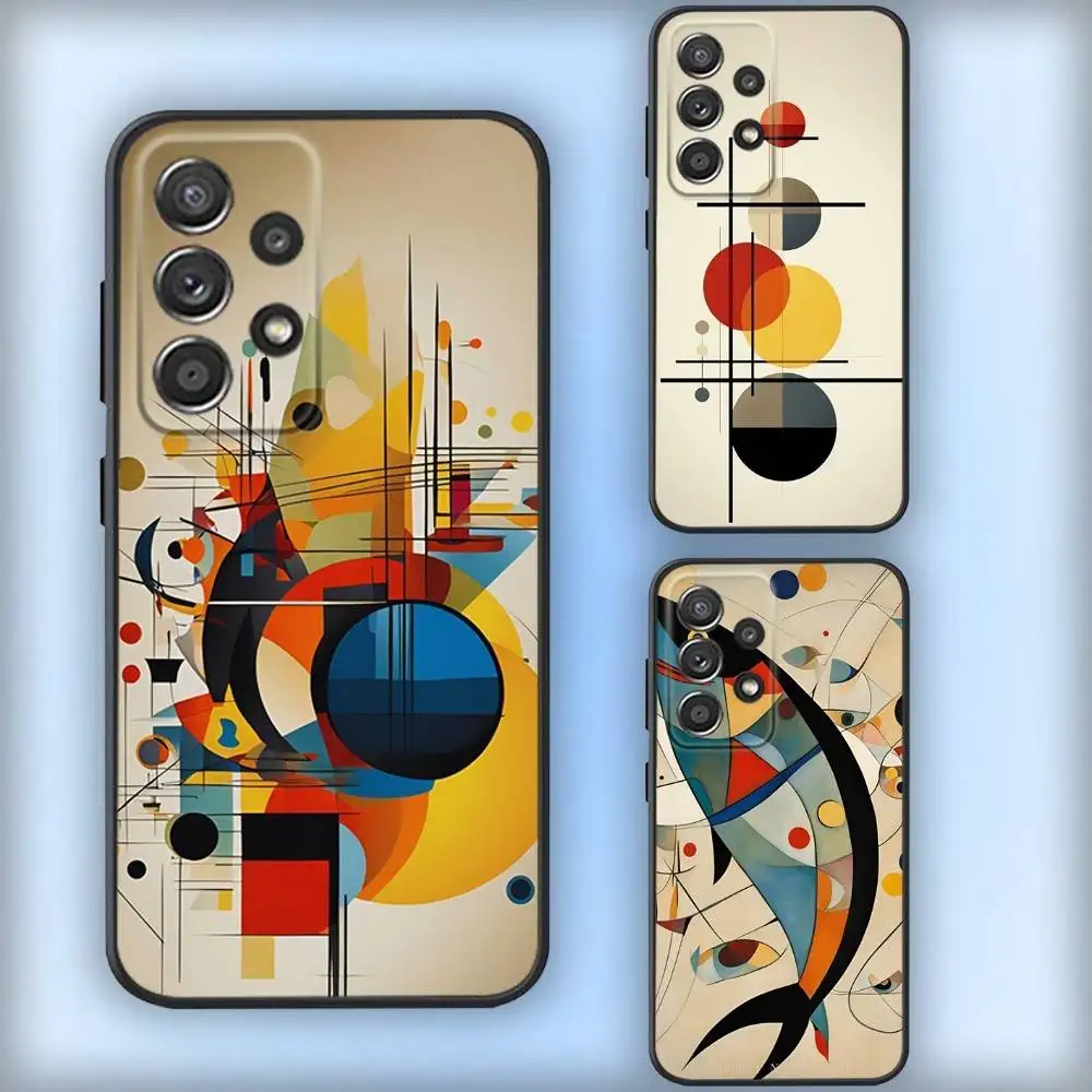 

Wassily Art Kandinsky Phone Case For Samsung S25,S24,S21,S22,S23,S30,Ultra,S20,Plus,Fe,Lite,Note,10,9,5G Black Cover