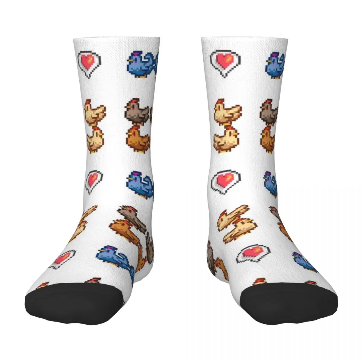 

Stardew Valley Chickens Socks compression Novelties Climbing Men's Socks Women's