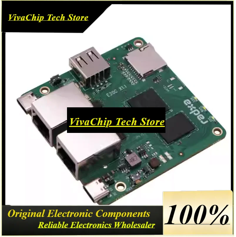 VivaRadxa Gateway E20C Mini Gateway Dual Gigabit Ethernet Ports Radxa E20C