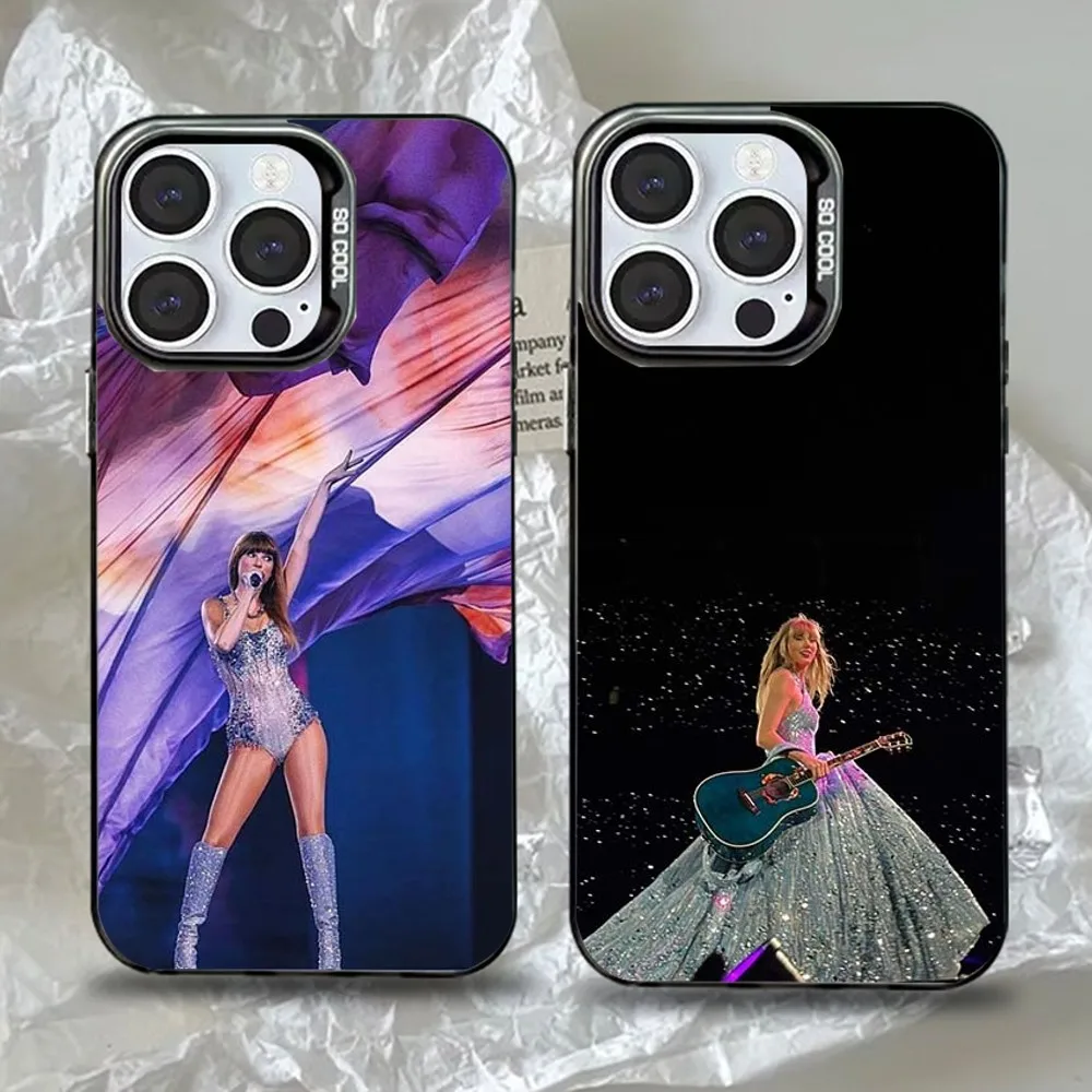 

T-TaylorS TTPD S-SwiftS Phone Case For iPhone 16,15,14,13,12,11,Pro,Max,Plus,Mini,XS,SE Anti Fall Black Matte Hard Bumper