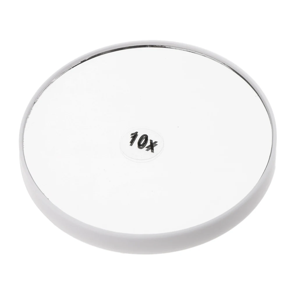 Wall Mounted Compact 10X Magnify Cosmetic Mirror for Travel Hotel