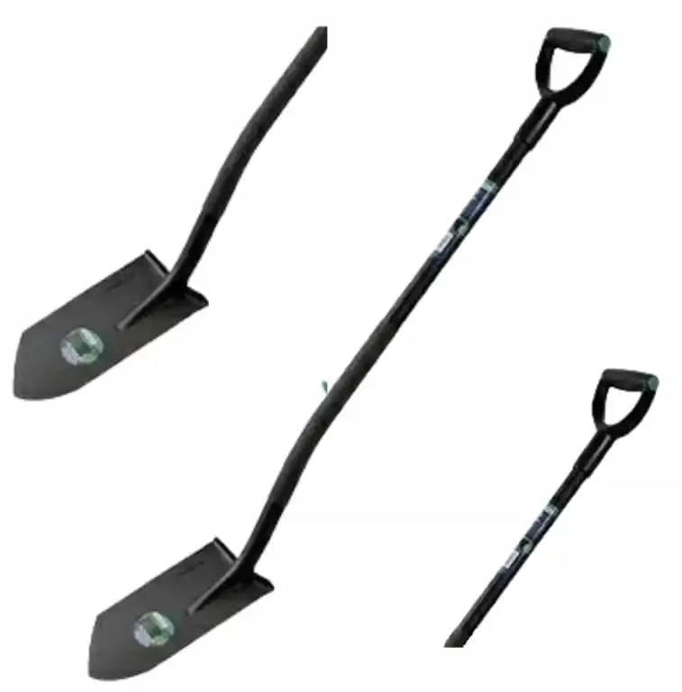 Scherpe spade met stalen schacht 120cm