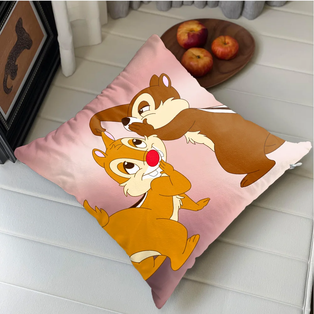 

Kawaii C-Chip&D-Dale наволочка для подушки для дома и украшения гостиной декоративные диванные подушки розовые рождественские принадлежности