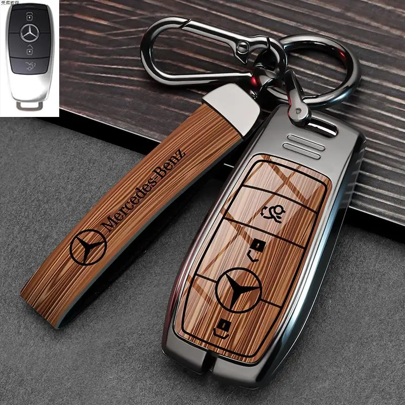 Mercedes Benz Key Set 25 Models GLE350 E300L 450 High-End GLS C260L Male GLB220 Buckle GLC260 Car Key Accessories