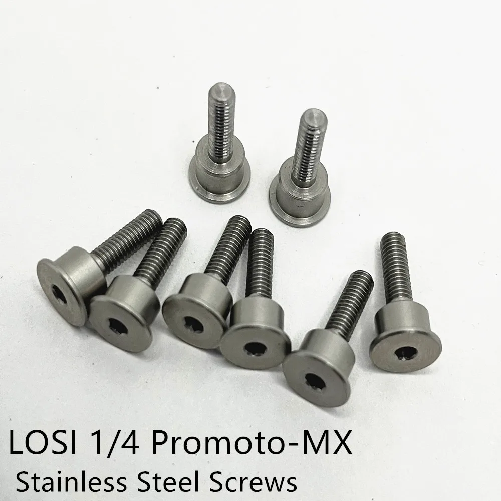 GVM Stainless Steel Screws LOS262010 For LOSI Promoto MX 1:4 Front Brake Disk 6/8Pcs