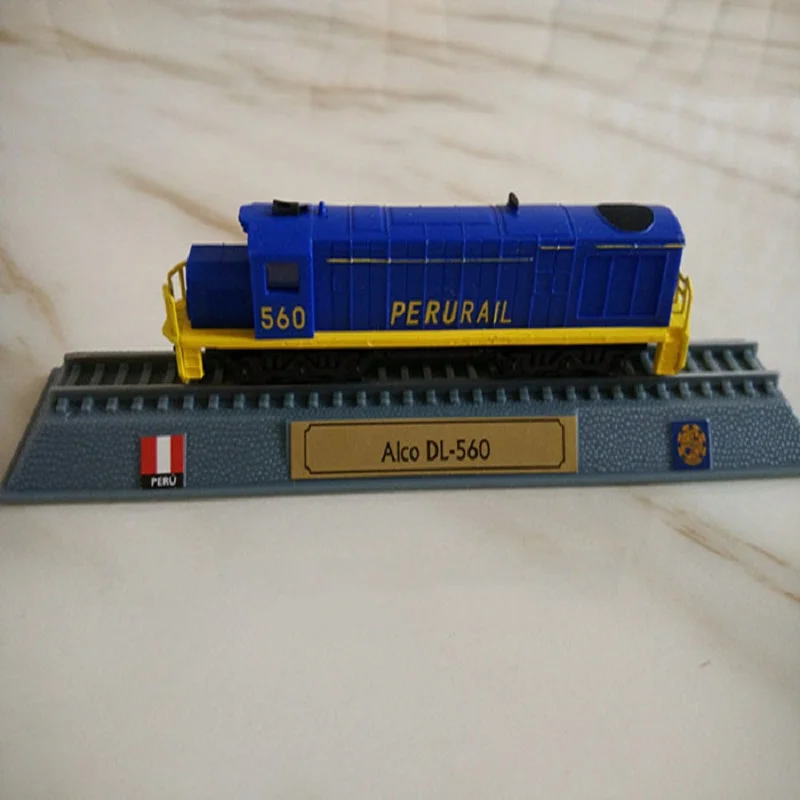 1:160 Model Alco DL-560 Peru Rail Train Engine Diesel Locomotive Loco Desk Decoration PeruRail Collection Boy Birthday Gift Toy