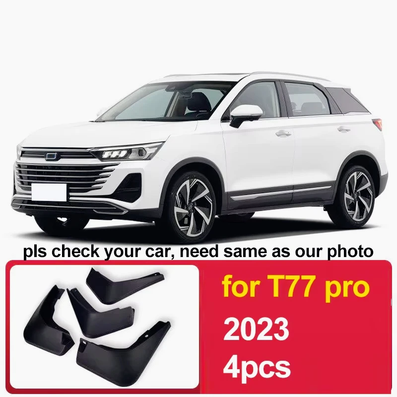 

4pcs for FAW BESTURN T77 Pro 2023-2024 Car Mudguard T77